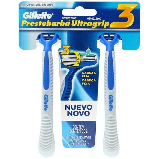 Maquina Para Afeitar Gillette Prestobarba Ultragrip Con 2 - WeCare Pharma