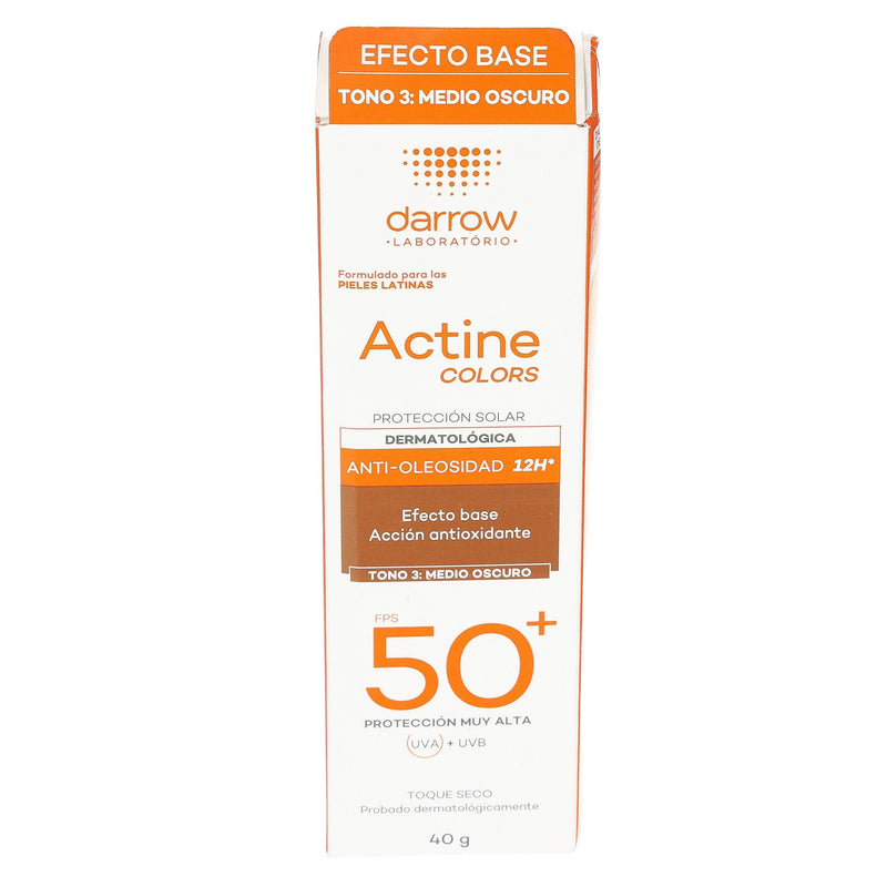 Darrow Actine Colors Fps50 Tono 3 Medio Oscuro 40G - WeCare Pharma