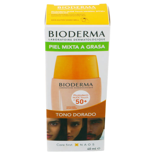 Bioderma Photoderm Nude Touch Tono Dorado Fps50 40Ml 1 - 3701129803462