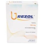 Urezol 100Mg Con 20 Tabletas (Fenazopiridina) — WeCare Pharma