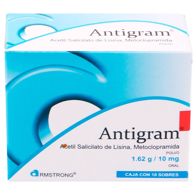 Antigram Sobre 1.6G/10Mg Con 10 (Lisina/Metoclopramida) - WeCare Pharma