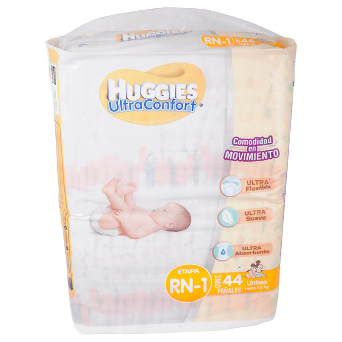Pañal Huggies Ultra Confort Rn Etapa 1 Con 40 - WeCare Pharma