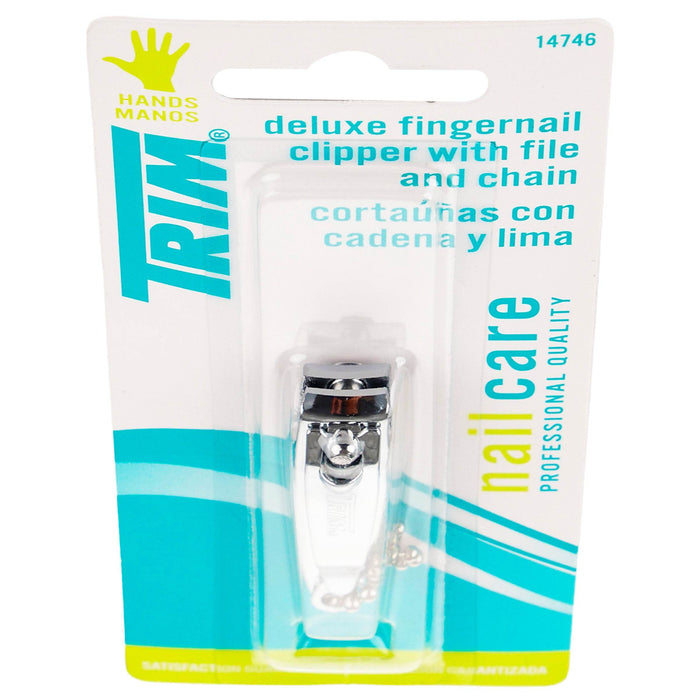 Corta Uñas Trim Cadena Y Lima Con 1 - WeCare Pharma