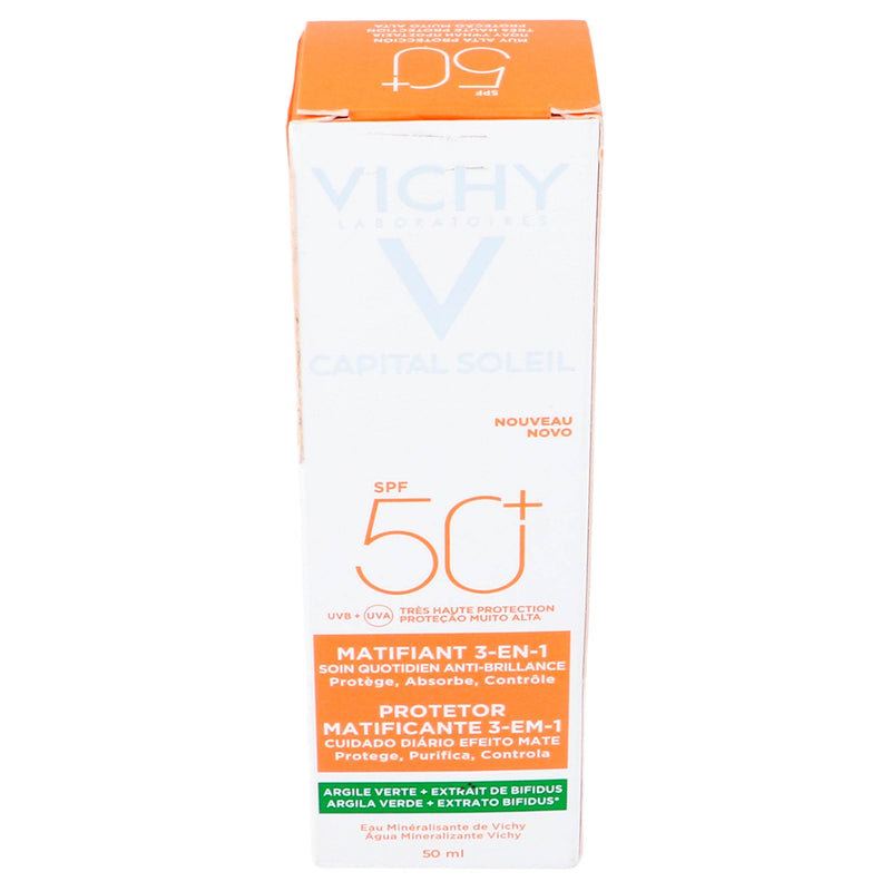 Vichy Capital Soleil Matificante 3 En 1 Fps50 50Ml - WeCare Pharma