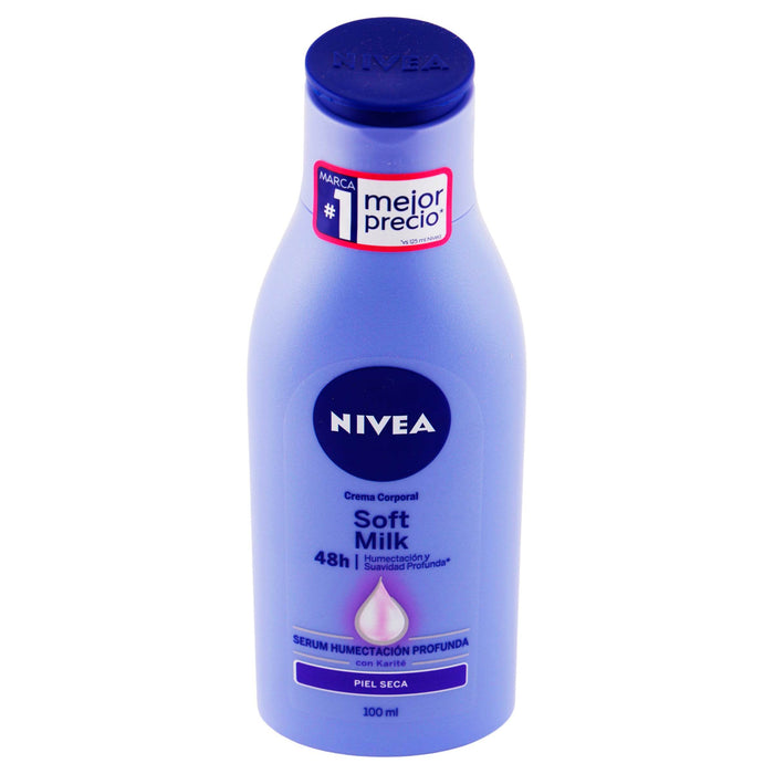 Crema Corporal Nivea Soft Milk Piel Seca 100Ml - WeCare Pharma