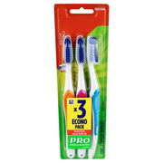 Cepillo Dental Mediano Pro-Doble Accion Con 3 - WeCare Pharma