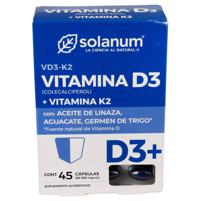 Solanum (Colecalciferol/Vitamina K) Capsulas Con 45 - WeCare Pharma