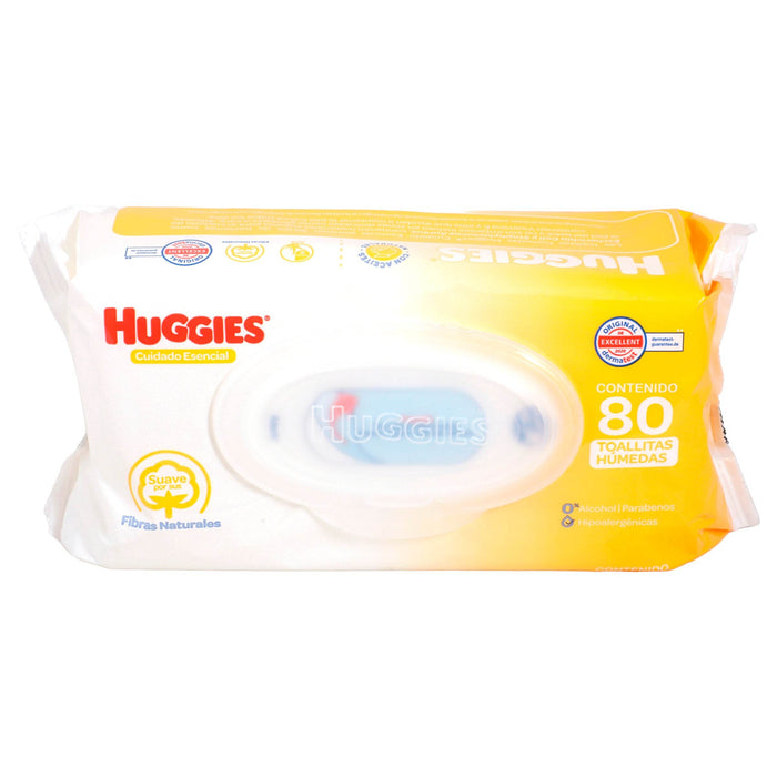Toallitas Huggies Cuidado Esencial Con 80 - WeCare Pharma