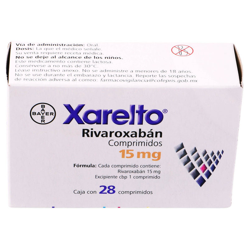 Xarelto 15Mg Con 28 Comprimidos (Rivaroxaban) - WeCare Pharma