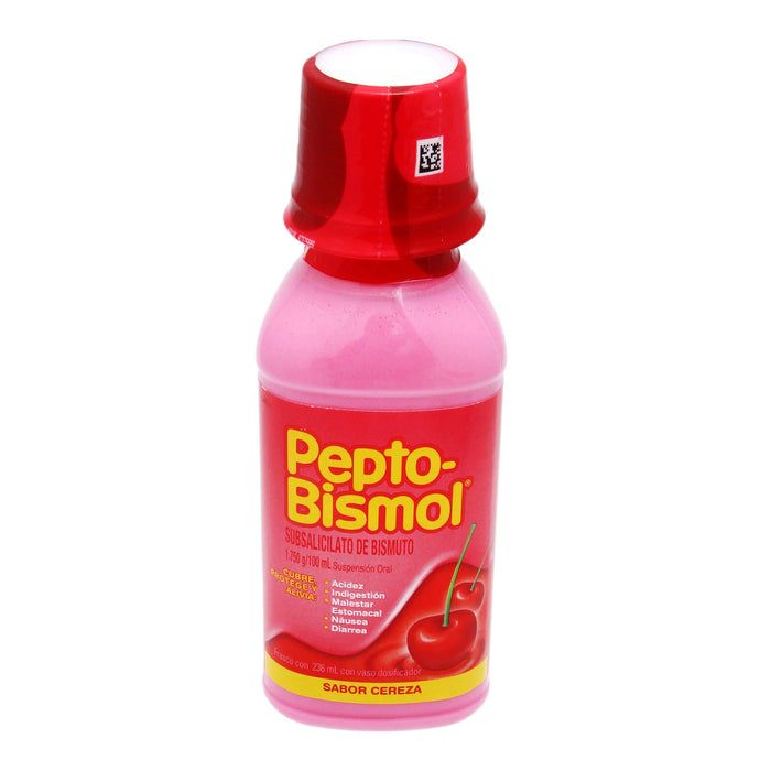 Pepto Bismol Suspensión 1.75Mg/100Ml 236Ml Cereza (Subsalicilato De Bismuto) 3 - 020800756457