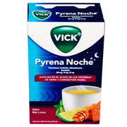 Vick Pyrena Noche Sobres 650Mg/10Mg/25Mg 10G Con 5 (Paracetamol/Fenilefrina/Difenhidramina) - WeCare Pharma