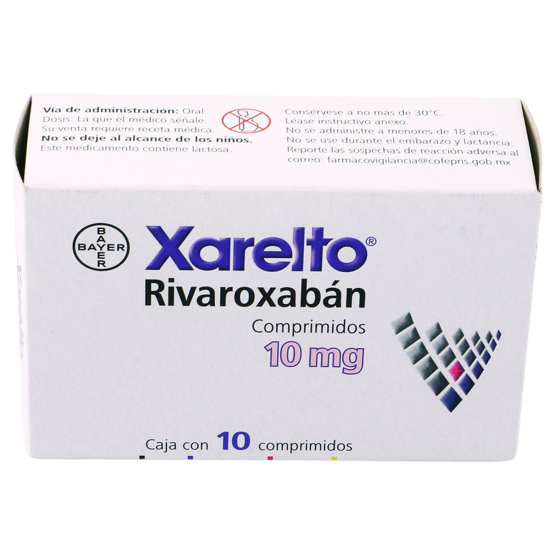 Xarelto 10Mg Con 10 Comprimidos (Rivaroxaban) - WeCare Pharma