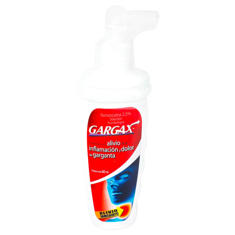 Gargax Solución 2.5% 60Ml (Benzocaina) - WeCare Pharma