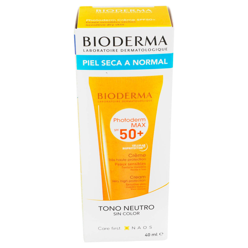 Bioderma Photoderm Max Crema Neutro Sin Color Fps50 40Ml - WeCare Pharma