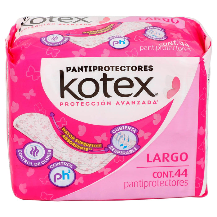 Protectores Diarios Kotex Largo Con 44 - WeCare Pharma