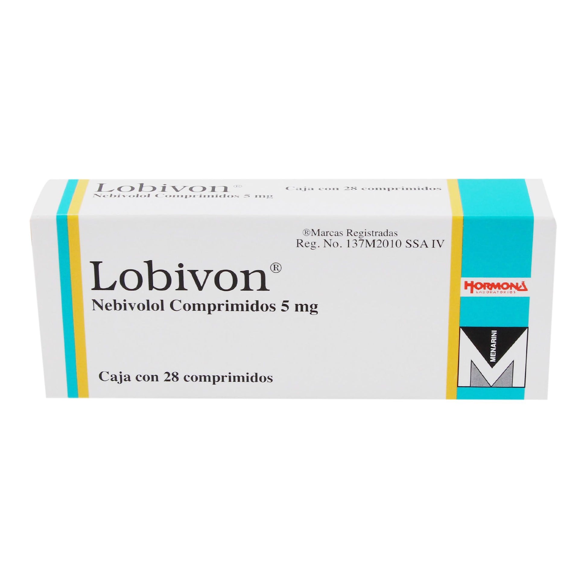 Lobivon 5Mg Con 28 Comprimidos (Nebivolol) 3 - 7501385494918