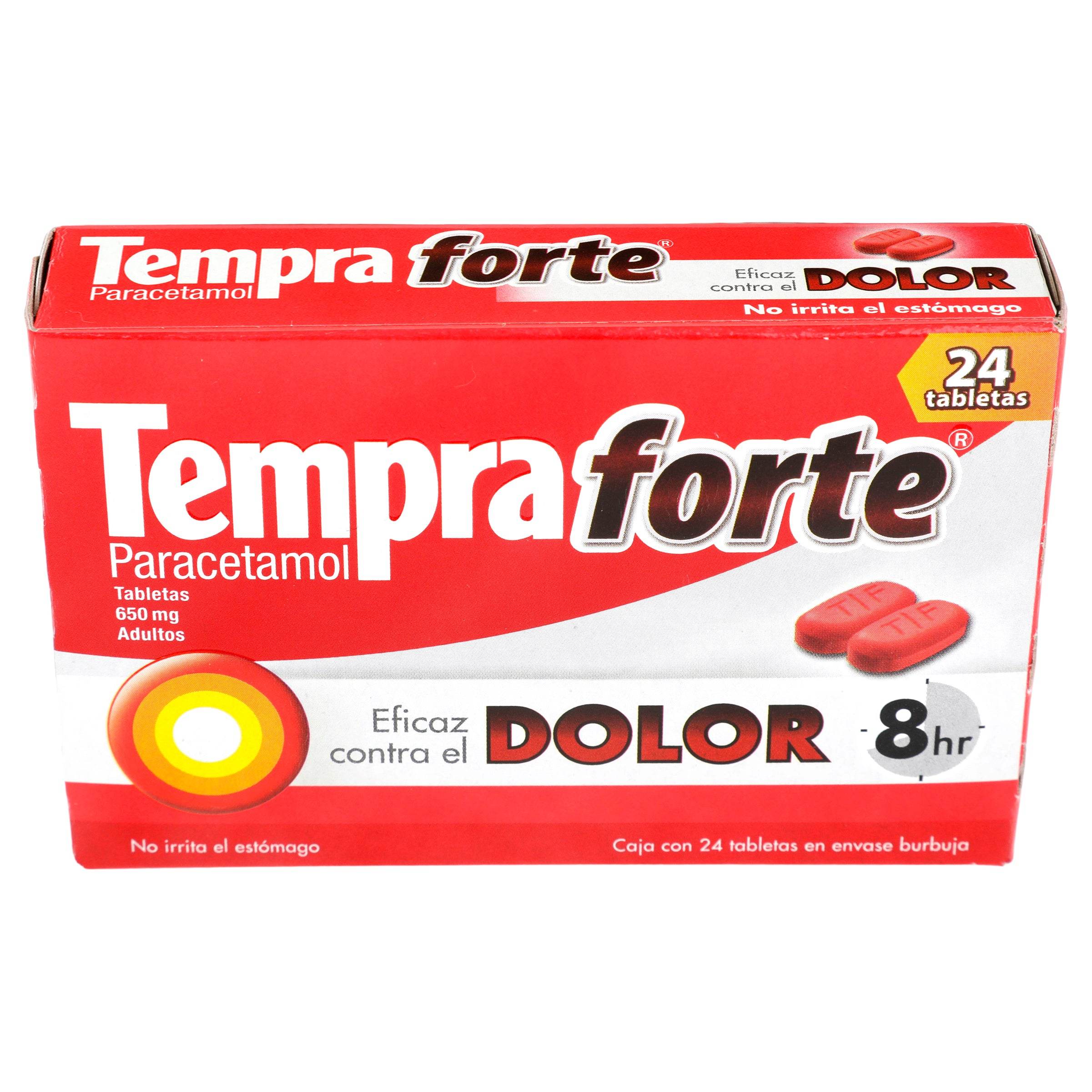 Tempra Forte 650Mg Con 24 Tabletas (Paracetamol) — WeCare Pharma
