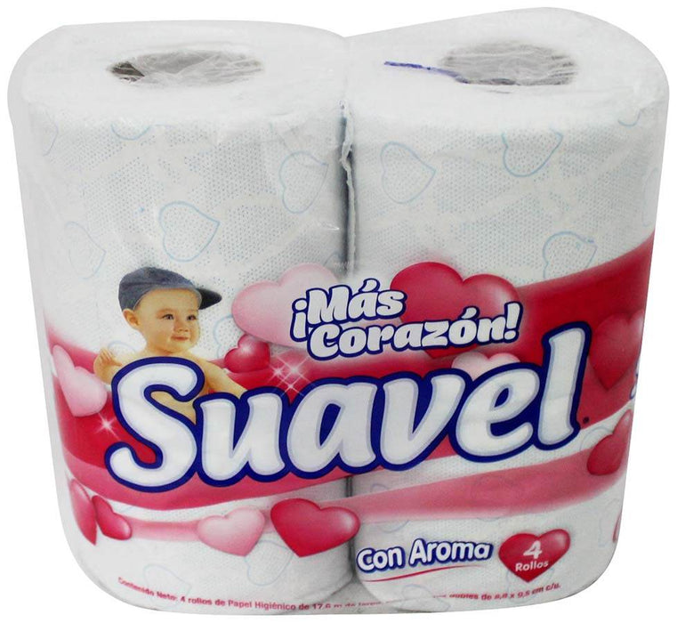 Papel Higiénico Suavel Con 4 - WeCare Pharma
