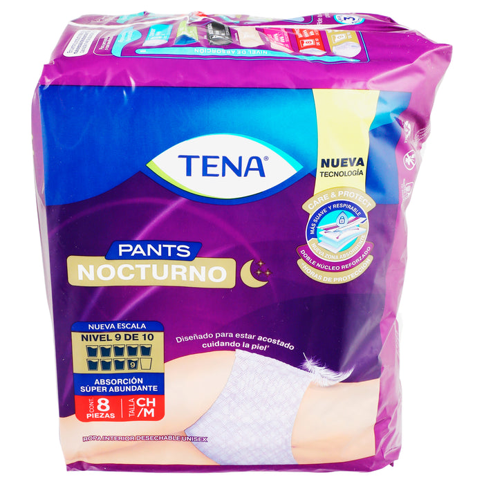 Pañal Tena Pants Nocturno Talla Mediana Con8 7501019053252 3