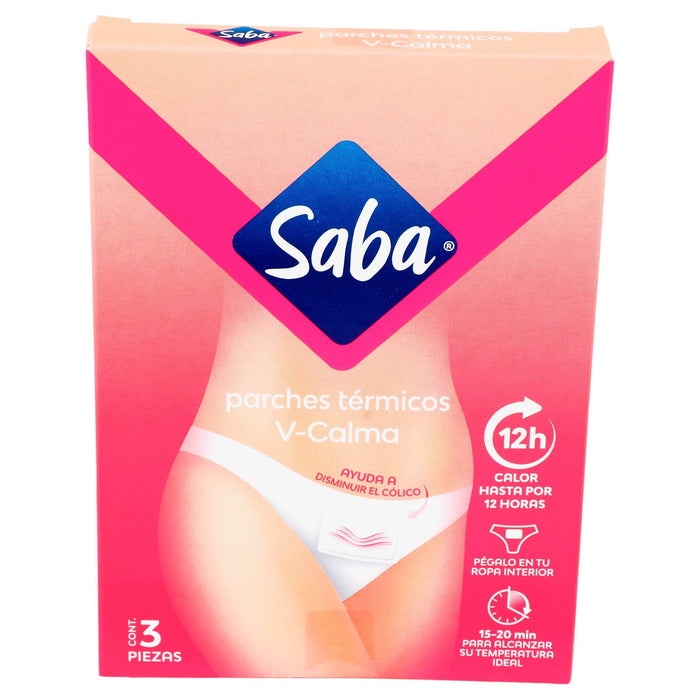 Parches Térmicos Saba V-Calma Con 3 - WeCare Pharma