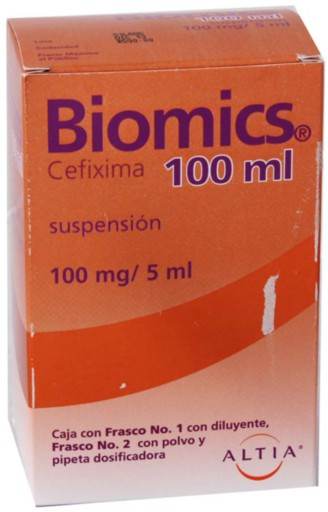Biomics Suspensión 100Mg/5Ml 100Ml (Cefixima) - WeCare Pharma