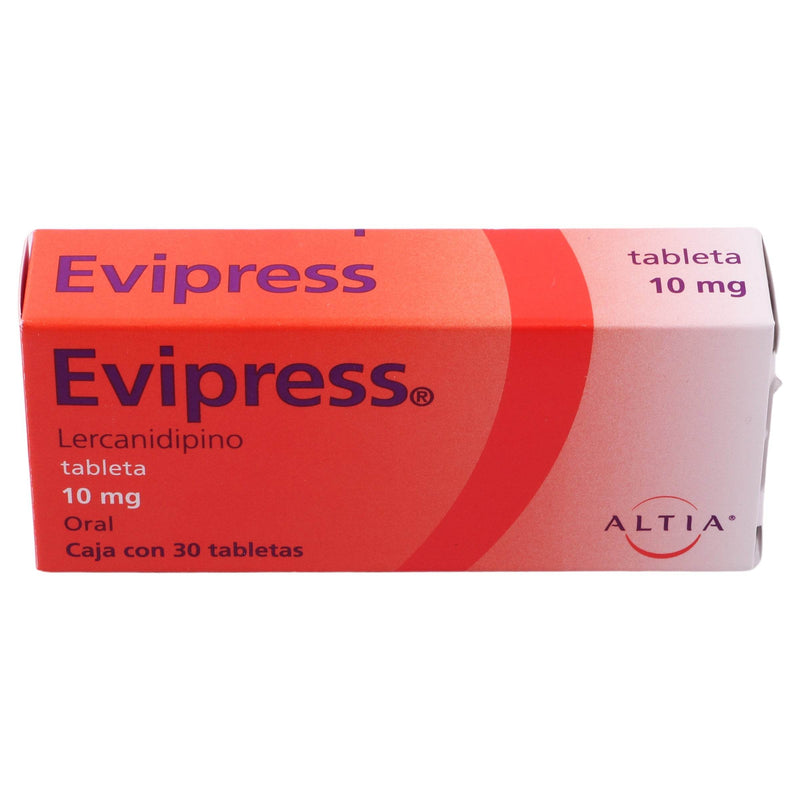 Evipress 10Mg Con 30 Tabletas (Lercanidipino) - WeCare Pharma