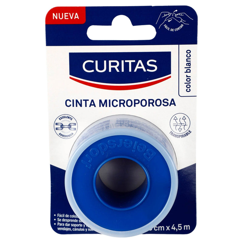 Cinta Microporosa Curitas Blanco 2.5Cmx4.5M - WeCare Pharma
