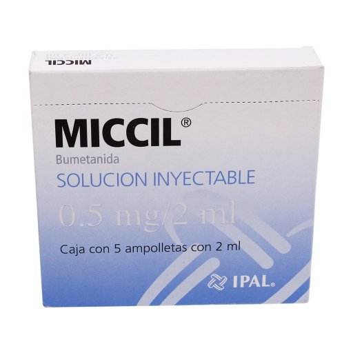Miccil 0.5Mg 2Ml Con 5 Ampulas (Bumetanida) - WeCare Pharma