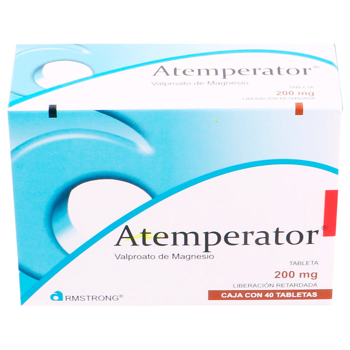 Atemperator 200Mg Con 40 Tabletas (Valproato De Magnesio) 3 - 7501089800015