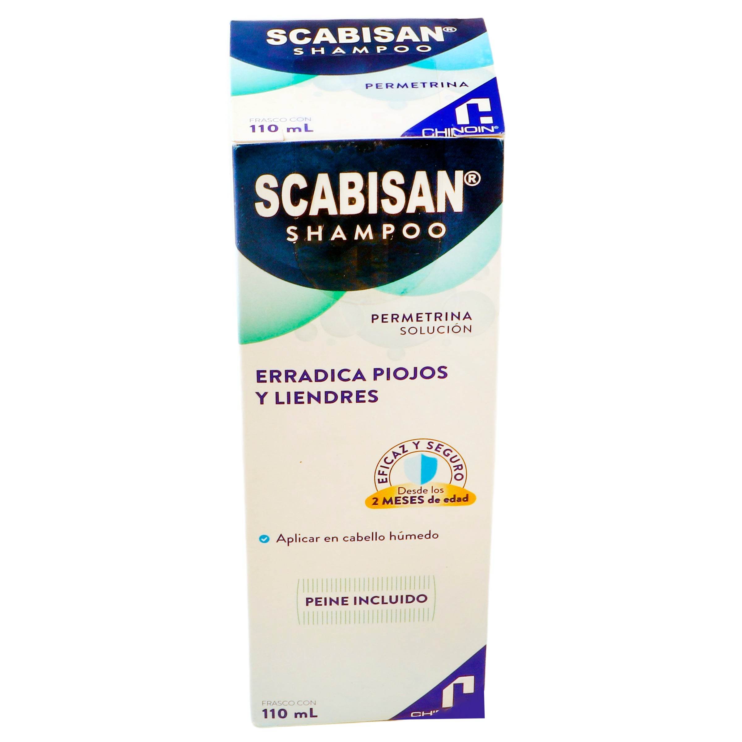 Scabisan Shampoo Solución 110Ml (Permetrina) — WeCare Pharma