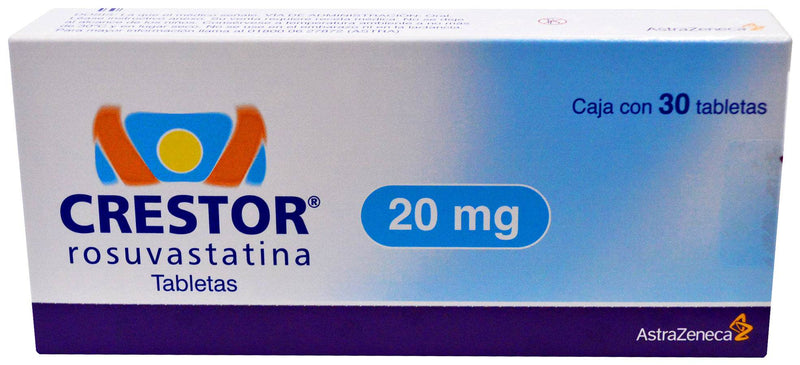 Crestor 20Mg Con 30 Tabletas (Rosuvastatina) - WeCare Pharma