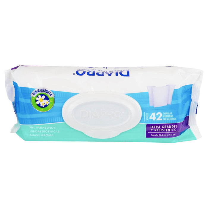 Toallitas Húmedas Diapro Con 42 - WeCare Pharma