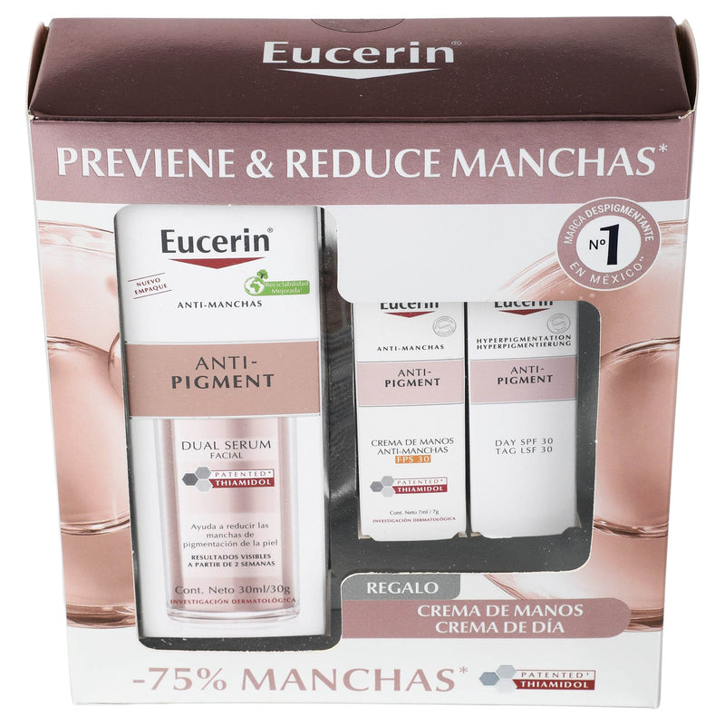Eucerin Anti-Pigment Even Skin Dual Serum 30Ml+Mini Ap Hand+Mini Ap Dia - WeCare Pharma