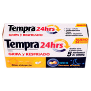 Tempra 24Hrs 400Mg/20Mg Con 24 Tabletas (Paracetamol/Fenilefrina/Carbinoxamina) - WeCare Pharma