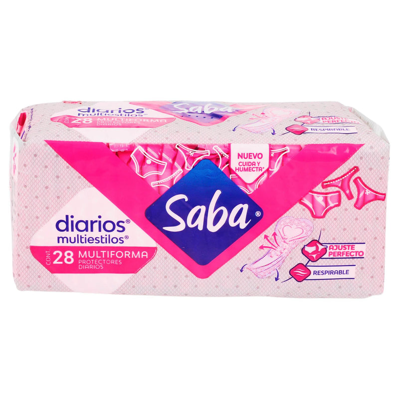 Protectores Diarios Saba Multiforma Con 28 - WeCare Pharma