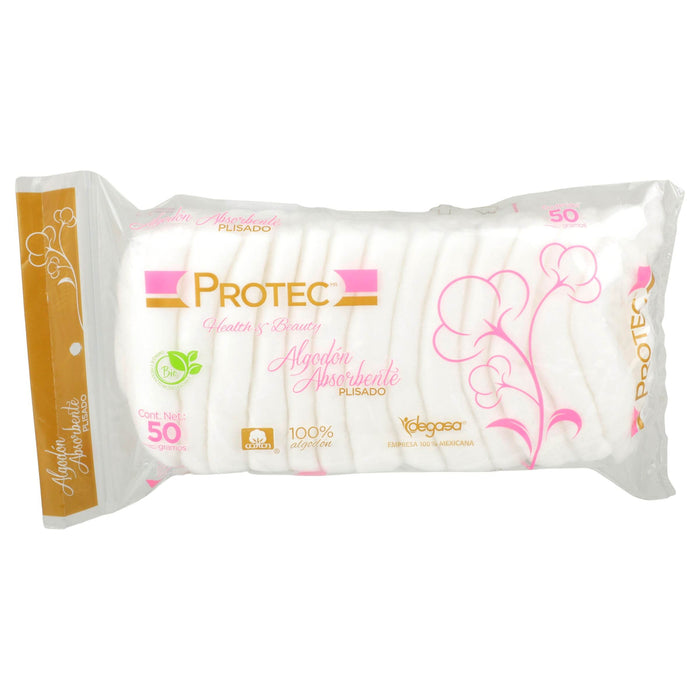Algodón Plisado Protec 50G - WeCare Pharma