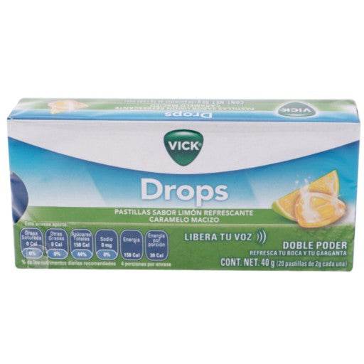 Vick Drops Pastillas 2G Con 20 Limon - WeCare Pharma