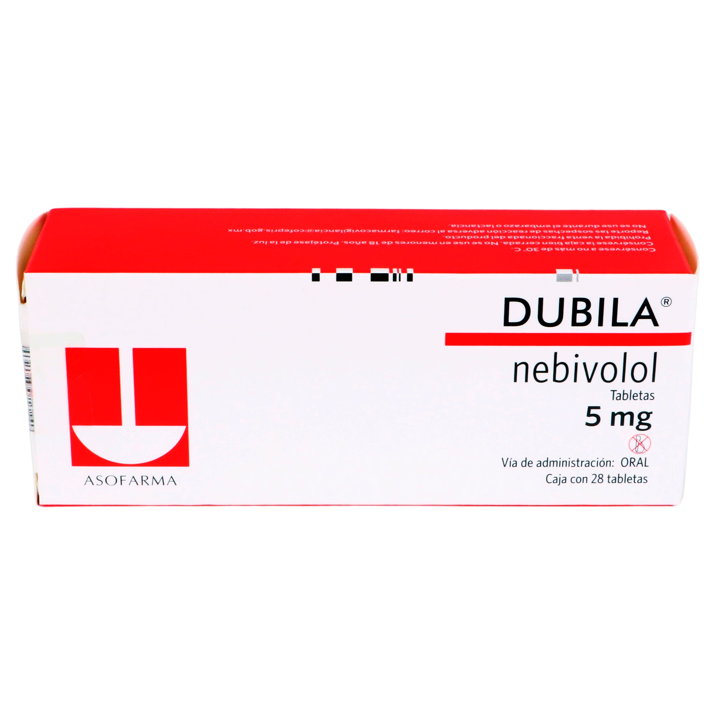 Dubila 5Mg Con 28 Tabletas (Nebivolol) 3 - 7730979097697