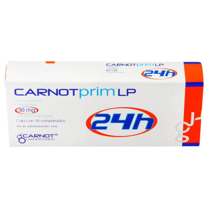 Carnotprim Lp 30Mg Con 10 Comprimidos (Metoclopramida) - WeCare Pharma