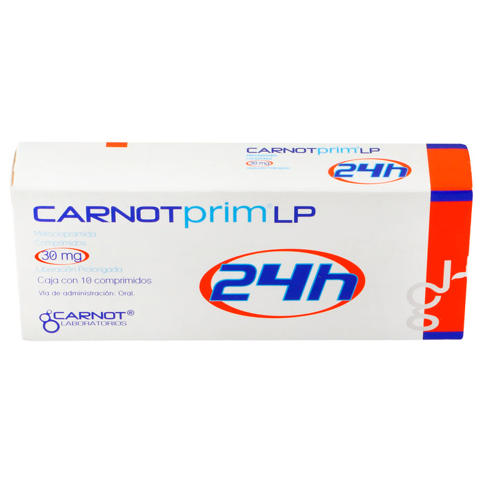 Carnotprim Lp 30Mg Con 10 Comprimidos (Metoclopramida) 3 - 7501124182120