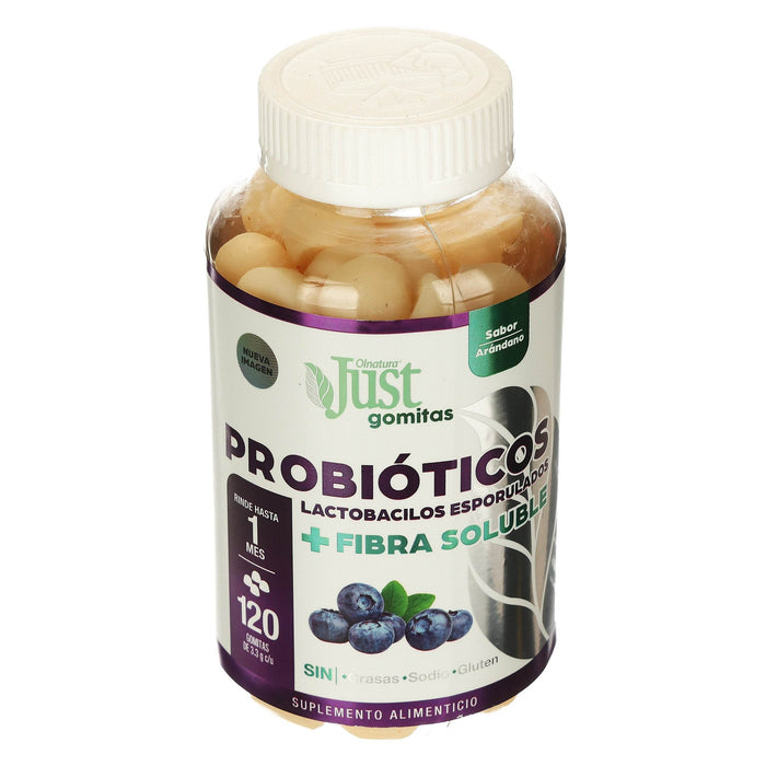Just Probióticos Suplemento Alimenticio Arándano Gomitas Con 120 - WeCare Pharma