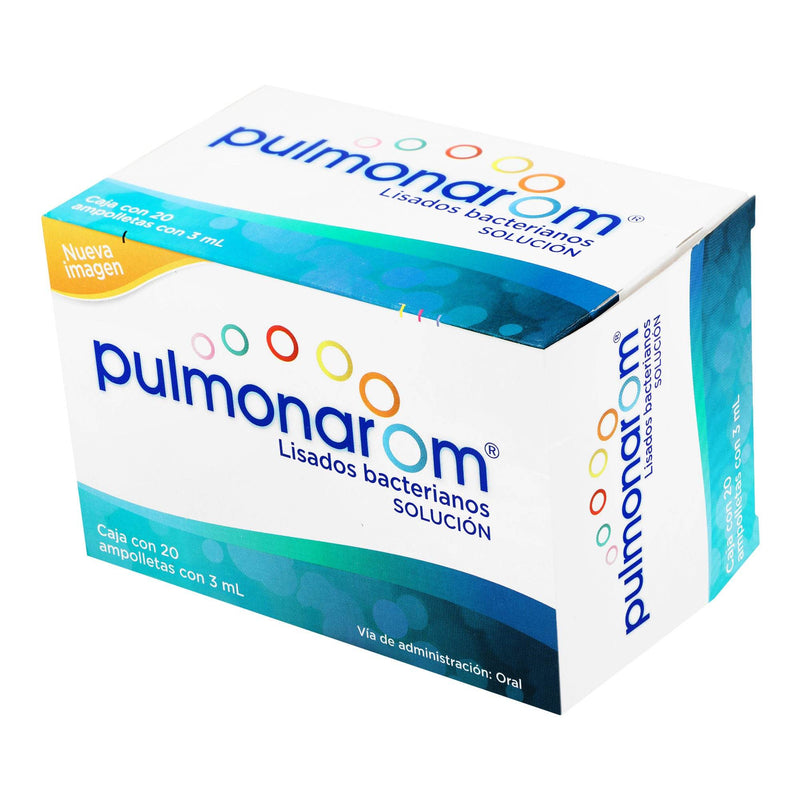 Pulmonarom 3Ml Con 20 Ampulas (Lisados Bacterianos) - WeCare Pharma