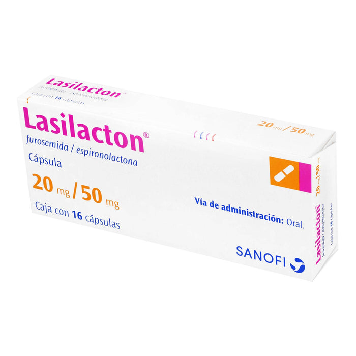 Lasilacton 20Mg/50Mg Con 16 Tabletas (Furosemida/Espironolactona) - WeCare Pharma
