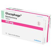 Glucophage 850Mg Con 60 Tabletas (Metformina) - WeCare Pharma