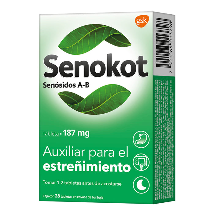 Senokot 8.6Mg Con 28 Tabletas (Senosidos A-B) 4 - 7501065013798