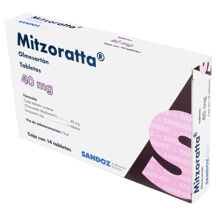 Mitzoratta (Olmesartan) Tabletas 40Mg Con 14 - WeCare Pharma