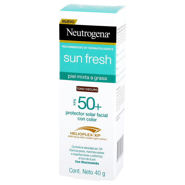 Neutrogena Bloqueador Sun Fresh Fps50+ 40G Tono Oscuro 3 - 7891010253226