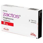 Zactos 30Mg Con 7 Tabletas (Pioglitazona) - WeCare Pharma