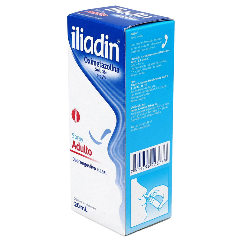 Iliadin Ad Spray 0.05% 20Ml (Oximetazolina) - WeCare Pharma