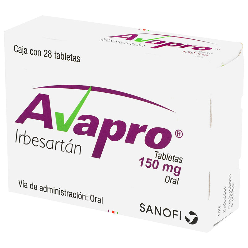 Avapro 150Mg Con 28 Tabletas (Irbesartan) - WeCare Pharma